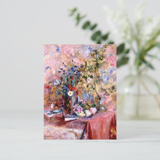 Bloemen, Édouard Vuillard   Briefkaart (Staand voorkant)