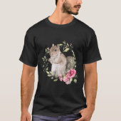 Bloemen Eekhoorn T-shirt (Voorkant)