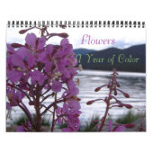 Bloemen, een jaar kleur kalender (Hoes)