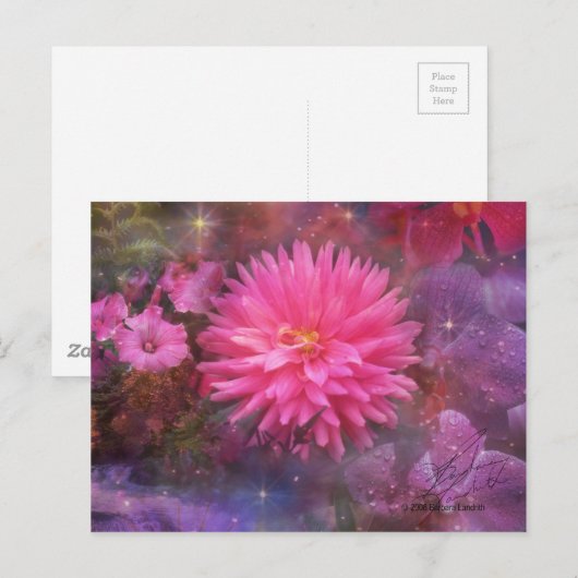 Bloemen - Een visueel boeket voor mama Briefkaart (Voorkant / Achterkant)