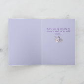 Bloemen, een zuster is Gods weg Kaart (Binnen)