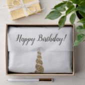 Bloemen Eenhoorn Hoorn Goud Glitter Verjaardagsfee Tissuepapier (Geschenk)