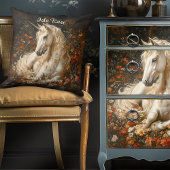  Bloemen Eenhoorn Meadow Whimsical Sprookje Kussen