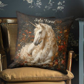  Bloemen Eenhoorn Meadow Whimsical Sprookje Kussen