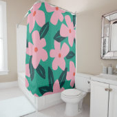 Bloemen Eenvoud: Abstract Beauty Douchegordijn (In situ)