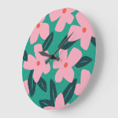 Bloemen Eenvoud: Abstract Beauty Grote Klok (Hoek)