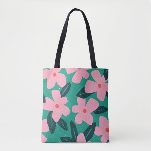 Bloemen Eenvoud: Abstract Beauty Tote Bag (Voorkant)