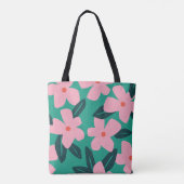Bloemen Eenvoud: Abstract Beauty Tote Bag (Achterkant)