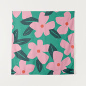 Bloemen Eenvoud: Abstract Beauty Wandkleed (Voorkant (horizontaal))