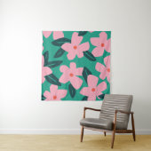 Bloemen Eenvoud: Abstract Beauty Wandkleed (In Situ (horizontaal))