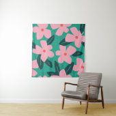 Bloemen Eenvoud: Abstract Beauty Wandkleed (In situ)