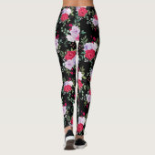 bloemen - Eenvoudige kleuren Leggings (Achterkant)