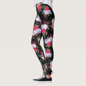 bloemen - Eenvoudige kleuren Leggings (Links)