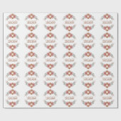 Bloemen Eid Mubarak Lantaarn Cadeaupapier (Vlak)