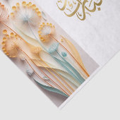 Bloemen Eid mubarak Tissuepapier (Detail)