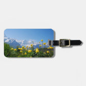 Bloemen | Eiger Monch Swiss Alps Bagagelabel (Voorkant horizontaal)