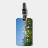 Bloemen | Eiger Monch Swiss Alps Bagagelabel (Voorkant verticaal)