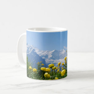 Bloemen   Eiger Monch Swiss Alps Koffiemok