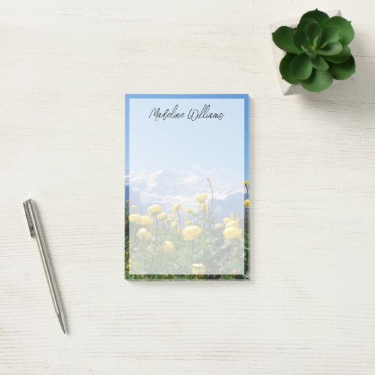 Bloemen | Eiger Monch Swiss Alps Post-it® Notes (Kantoor)