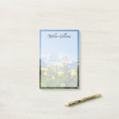 Bloemen | Eiger Monch Swiss Alps Post-it® Notes (Op bureau)