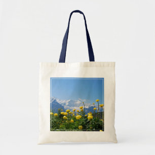 Bloemen Eiger Monch Swiss Alps Tote Bag