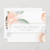  bloemen elegante begrafenis (Voorkant / Achterkant)