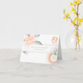  bloemen elegante begrafenis kaart (Gele Bloem)