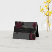  bloemen elegante begrafenis kaart (Gele Bloem)