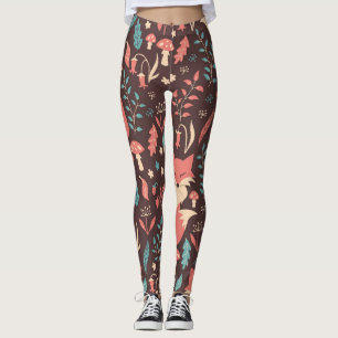 bloemen: Elegante naadloze illustratie Leggings