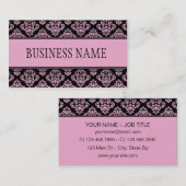 Bloemen Elegante Professionele Modieuze Elegant Visitekaartje (Voorkant / Achterkant)