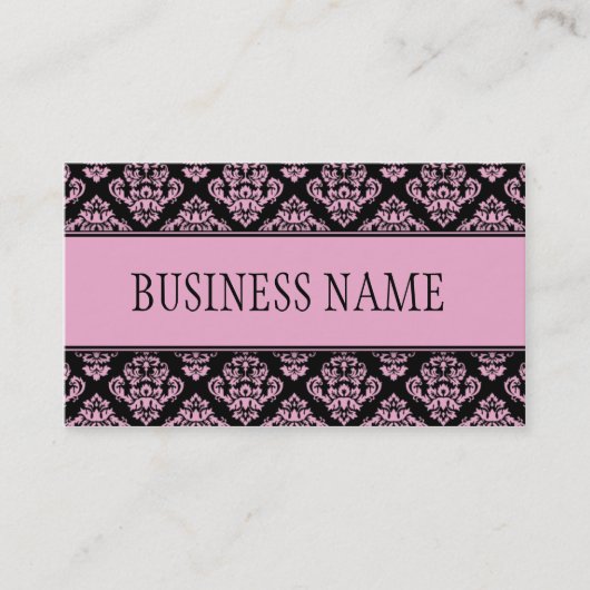 Bloemen Elegante Professionele Modieuze Elegant Visitekaartje (Voorkant)