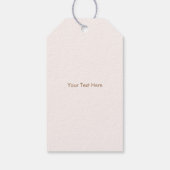 Bloemen Elegante Romantische Rozen Valentijns Cadeaulabel (Achterkant)