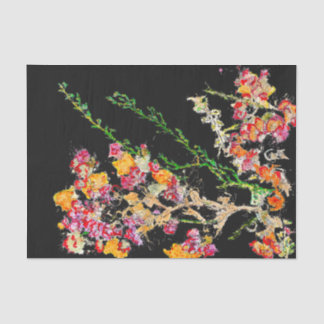 Bloemen elegante unieke biologische tissuepapier