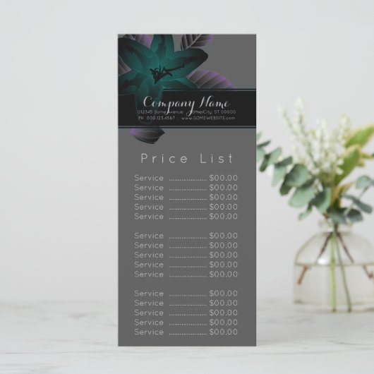  bloemen elegantie (Staand voorkant)