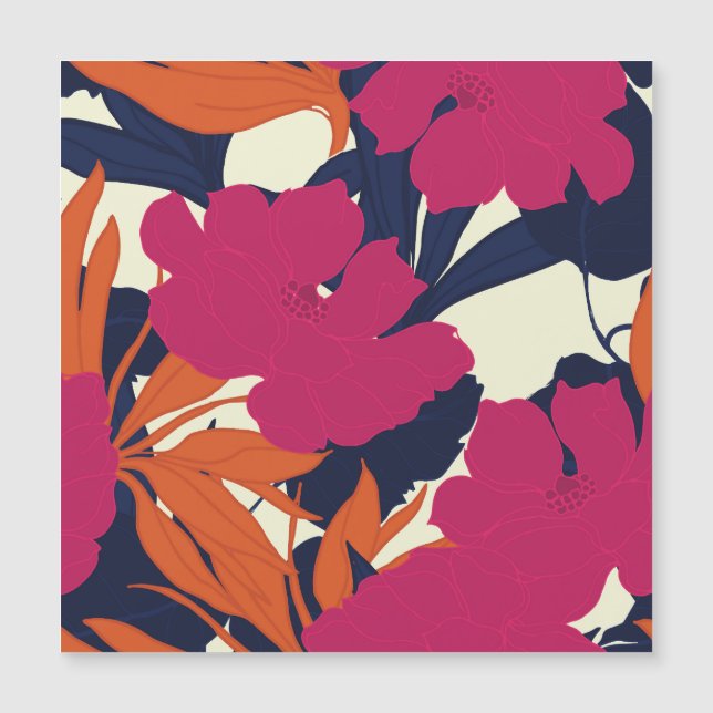 Bloemen elegantie: abstract patroon (Voorkant)