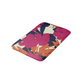 Bloemen elegantie: abstract patroon badmat (Gekanteld)