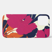 Bloemen elegantie: abstract patroon Case-Mate iPhone case (Achterkant (horizontaal))