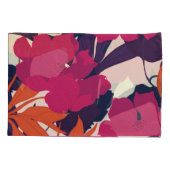 Bloemen elegantie: abstract patroon kussensloop (Achterkant)