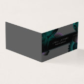  bloemen elegantie rust in rust gevouwen kaart (Buitenkant)