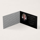  bloemen elegantie rust in rust gevouwen kaart (Binnen)