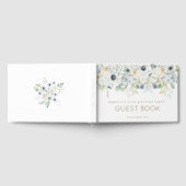 Bloemen elke leeftijd naam verjaardagsfeestje gastenboek (Volledig)