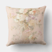 Bloemen en aangepaste foto voor uw dochter kussen (Achterkant)