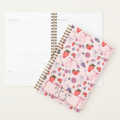 Bloemen en Aardbei Coquette Planner (Display)