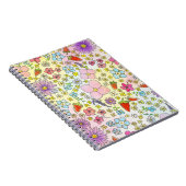 Bloemen en aardbeien notitieboek (Rechterzijde)