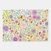 Bloemen en aardbeien Verpakkingspapier Inpakpapier Vel (Voorkant 3)