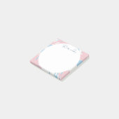 Bloemen en Abstracte cirkel Post-it® Notes (Schuin)