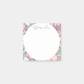 Bloemen en Abstracte cirkel Post-it® Notes (Voorkant)