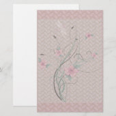 Bloemen en bakkerij briefpapier (Voorkant / Achterkant)