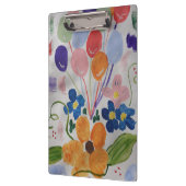 Bloemen en ballonnen klembord (Links)