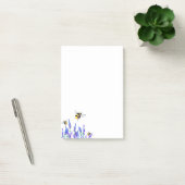 Bloemen en Bee Post het Notities Post-it® Notes (Kantoor)